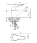 Смеситель д/раковины LEON, арт.04100LN Смеситель д/раковины LEON, арт.04100LN