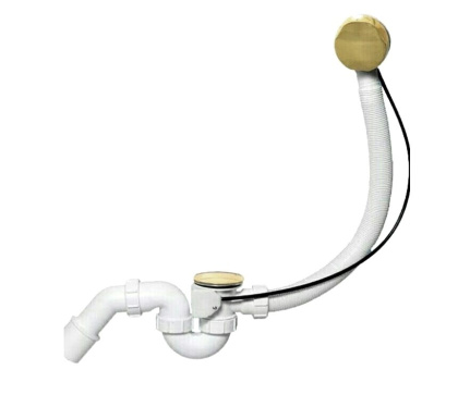 Слив-перелив для ванны АниПласт (бронза)