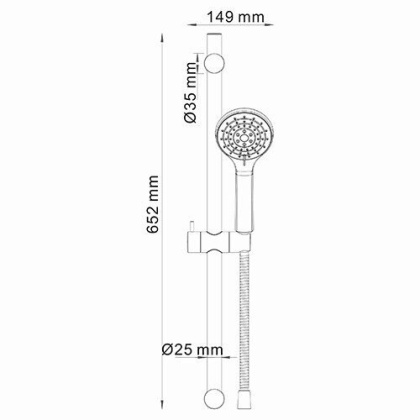 A064 Душевой комплект Wasserkraft A064 Душевой комплект Wasserkraft