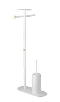 Стойка напольная Venturo белый-золото 10953-W-G Boheme