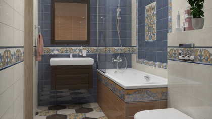 Панно HGD\A347\4x\15129 Площадь Испании 60*40*8 (уп\2комплекта), шт