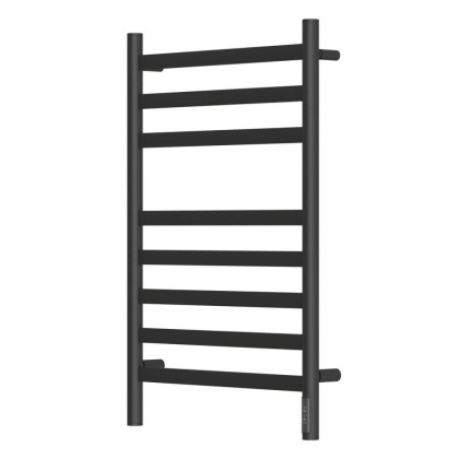 Полотенцесушитель электрический Point Селена PN16858B П8 500x800, диммер справа, черный Полотенцесушитель электрический Point Селена PN16858B П8 500x800, диммер справа, черный