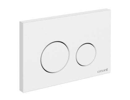 Кнопка TWINS пластик белый матовый