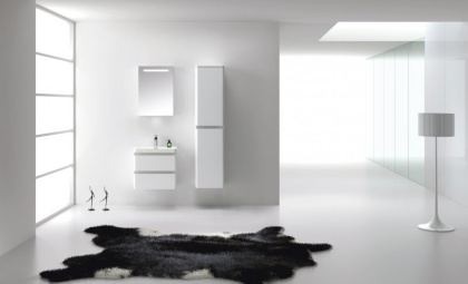 Тумба с раковиной подвесная  BelBagno ENERGIA-N 60 Bianco Lucido, раковина белая Тумба с раковиной подвесная  BelBagno ENERGIA-N 60 Bianco Lucido, раковина белая