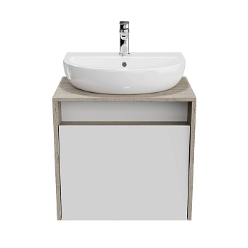 Тумба PRO подвесная 1 ящик 60, белая глянцевая  PRO.60.1\WHT