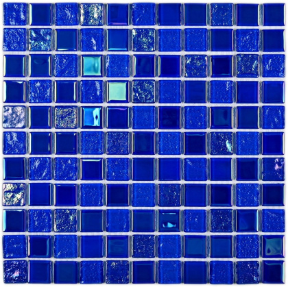Мозаика Bonaparte Стеклянная Bondi dark blue-25 30х30 см Мозаика Bonaparte Стеклянная Bondi dark blue-25 30х30 см