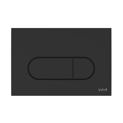 Панель смыва Root Round, матовый черный