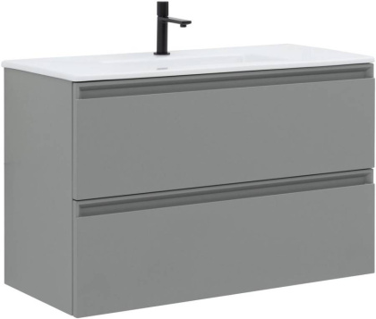 Тумба под раковину Allen Brau Eclipse 100 1.E1003.PGM платина матовый