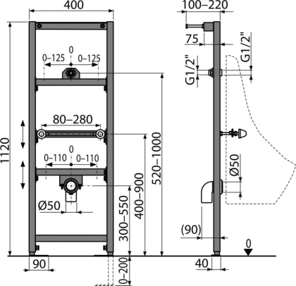 A107 Настенный излив для ванны Wasserkraft A107 Настенный излив для ванны Wasserkraft