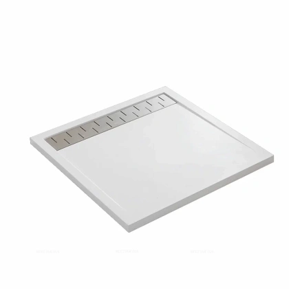 Сифон для поддонов из камня VST-2SR3W c гидрозатвором, белый