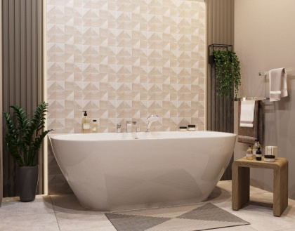 Ванна "Майами" пристенная 1700х855