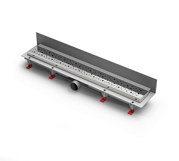 Душевой лоток 85 см Creto Points CRE-850 PN-P с решеткой, хром