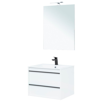 Мебель для ванной Aquanet Lino 70 белый матовый