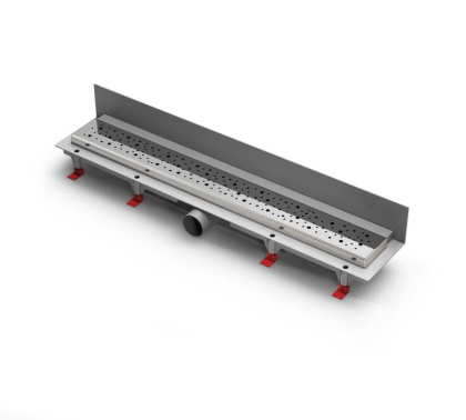 Душевой лоток 75 см Creto Points CRE-750 PN-P с решеткой, хром