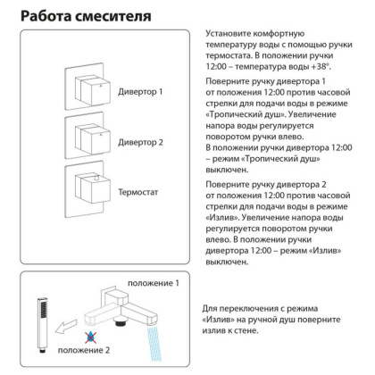 Душевая система Timo Selene SX-2239/03SM скрытого монтажа с термостатом, черная матовая