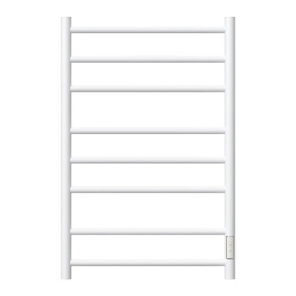 Полотенцесушитель электрический Point Аврора PN10848W П8 400x800 диммер справа, белый Полотенцесушитель электрический Point Аврора PN10848W П8 400x800 диммер справа, белый