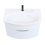 Тумба RIVA 80 см, белая матовая RV.80\WHT.M