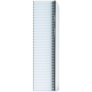 Пенал Canale белый+хром без ножек_Комплект 846-WCR Boheme