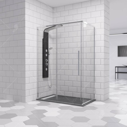 Душевой уголок RGW SV-42 32324274-11 140 х 70 см прямоугольный, хром