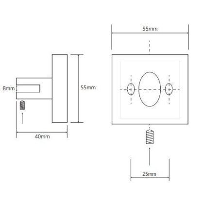 Держатель полочки (пара)