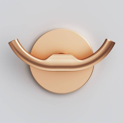 Двойной крючок для полотенец, розовое золото A85A35644