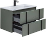 Тумба под раковину Allen Brau Reality 80 1.32005.CGM олива матовый