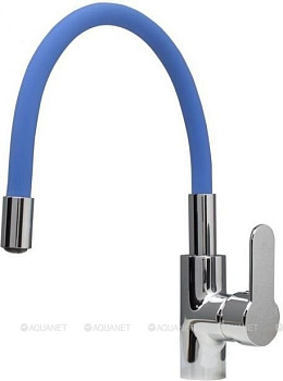 Смеситель для кухни Aquanet FF6239 синий Смеситель для кухни Aquanet FF6239 синий