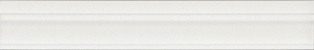 Бордюр Багет Флориан белый матовый обрезной 30x5x1,9 Бордюр Багет Флориан белый матовый обрезной 30x5x1,9