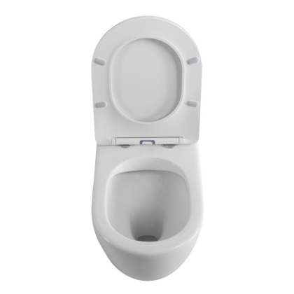 Унитаз приставной безободковый с сиденьем BELBAGNO SFERA-R Унитаз приставной безободковый с сиденьем BELBAGNO SFERA-R