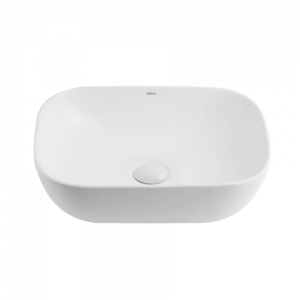 Раковина накладная ABBER Rechteck AC2200MW белая матовая Раковина накладная ABBER Rechteck AC2200MW белая матовая