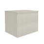 База под раковину Welle 600 подвесная, 2 выкатных ящика soft-close, M.Beige