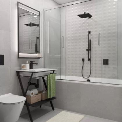 Керамическая плитка 11259R ПРО МАТРИКС серый светлый (60см*30см*9мм) (7шт/1,26м2) , м2