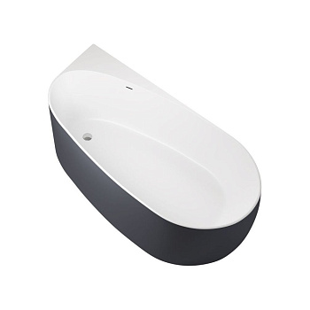 Акриловая ванна Allen Brau Priority 170x80 2.31002.21/AM белый матовый (панель антрацит), шт