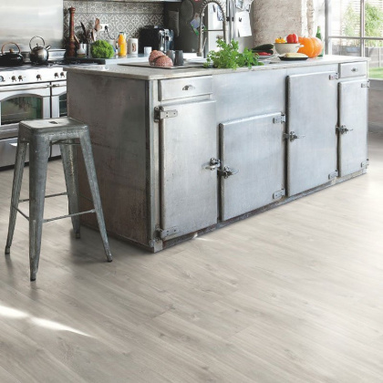 Виниловый ламинат Quick Step LIVYN Balance Glue Plus BAGP 40030 Дуб Каньон Серый Пилёный