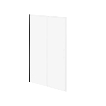 Душевой доборный профиль для раздвижной двери vetro, 195, матовый черный