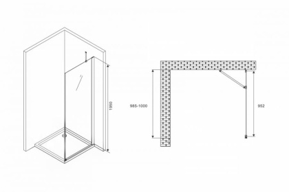 Боковая стенка ABBER Zart S101 Боковая стенка ABBER Zart S101