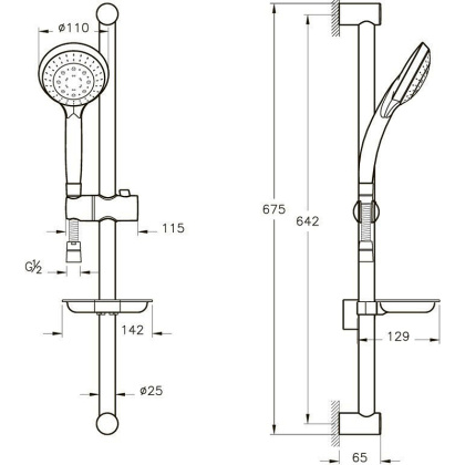 Cozy 5F душевой сет Cozy 5F душевой сет