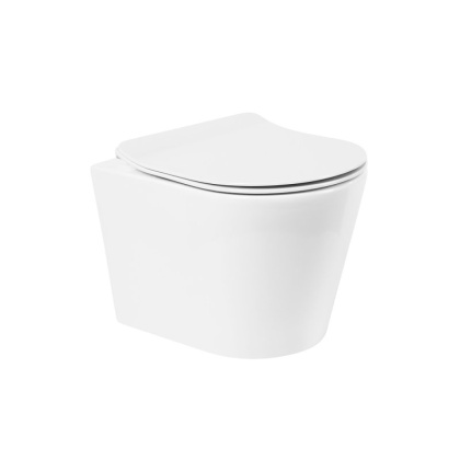 FLAY-R Чаша унитаза подвесного безободкового, P-trap BB053CHR FLAY-R Чаша унитаза подвесного безободкового, P-trap BB053CHR