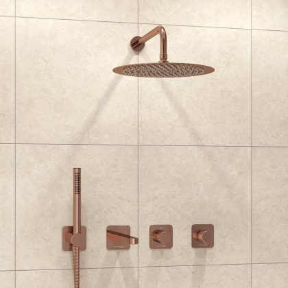 A8851.310.311.338.330.290.292.291 Встраиваемый комплект для ванны с верхней душевой насадкой, лейкой