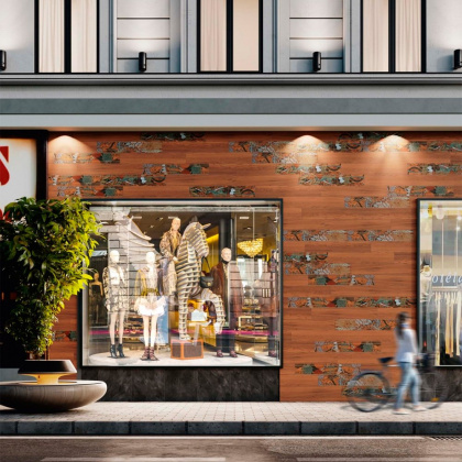 Керамогранит DD510000R Тектона бежевый темный обрезной 20*119.5*11 (6шт\1.434м2)