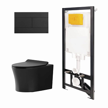 Сет: Инстал.OLI 80 ECO +панель Slim черн., OLI+Унитаз Point Вега, чёрн мат Сет: Инстал.OLI 80 ECO +панель Slim черн., OLI+Унитаз Point Вега, чёрн мат