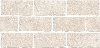 Бордюр Роверелла бежевый светлый мозаичный  34,5х14,7