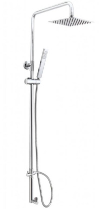 TRULA Душевая стойка без смесителя, с верхним и ручным душем TRU-COLD-U-CRM TRULA Душевая стойка без смесителя, с верхним и ручным душем TRU-COLD-U-CRM