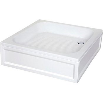 Душевой поддон квадратный RGW B/CL-S-A 80*80 Белый