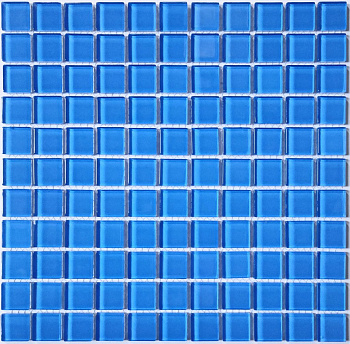 Мозаика Bonaparte Стеклянная Royal blue 30х30 см