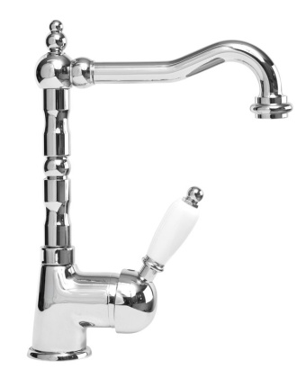 ELITE-LSM2-01-Nc Смеситель для раковины однорычажный с донным клапаном, исполнение хром, ручки Орех ELITE-LSM2-01-Nc Смеситель для раковины однорычажный с донным клапаном, исполнение хром, ручки Орех