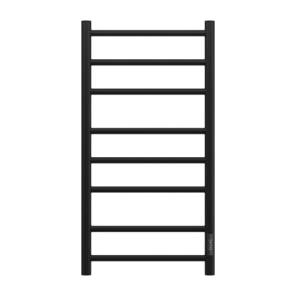 Полотенцесушитель электрический Point Аврора PN10848B П8 400x800 диммер справа, черный Полотенцесушитель электрический Point Аврора PN10848B П8 400x800 диммер справа, черный