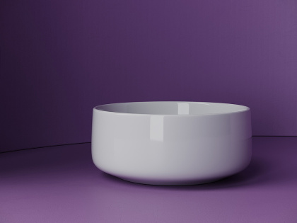 Умывальник чаша накладная круглая Element 355*355*150мм