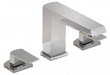 ARLIE Смеситель для раковины на три отверстия, без донного клапана ARL-LTF-CRM ARLIE Смеситель для раковины на три отверстия, без донного клапана ARL-LTF-CRM