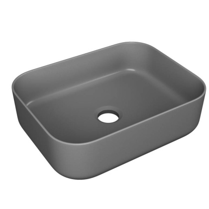 Умывальник Point Меркурий 50 PN43832GM прямоугольный, графит Умывальник Point Меркурий 50 PN43832GM прямоугольный, графит